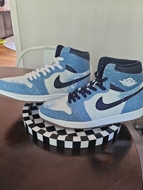 Nike Air Jordan 1 Retro High OG 'Denim' sneakers Mens Sz 10.5